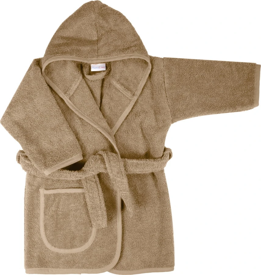 MamaLoes Badstof Nougat 1-2jr Badjas ML010302 1 MamaLoes Badstof Nougat 1-2jr Badjas ML010302