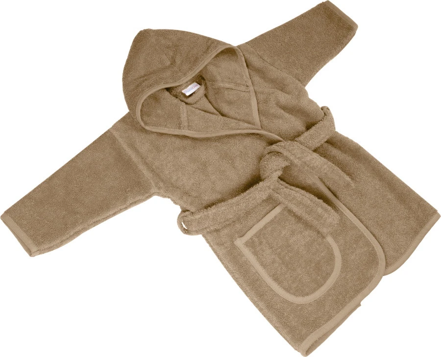 MamaLoes Badstof Nougat 1-2jr Badjas ML010302 6 MamaLoes Badstof Nougat 1-2jr Badjas ML010302 - Afbeelding 6