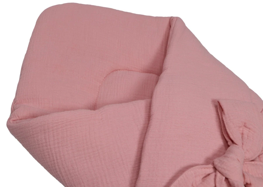 MamaLoes Soft Cotton Licht Roze Wikkeldeken ML020706 4 MamaLoes Soft Cotton Licht Roze Wikkeldeken ML020706 - Afbeelding 4