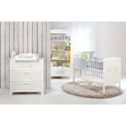Ledikant Uil Wit 60x120 Cm 6 Ledikant Uil Wit 60x120 Cm -Babyproducten Winkel mamaloes uil wit babykamer 4 1
