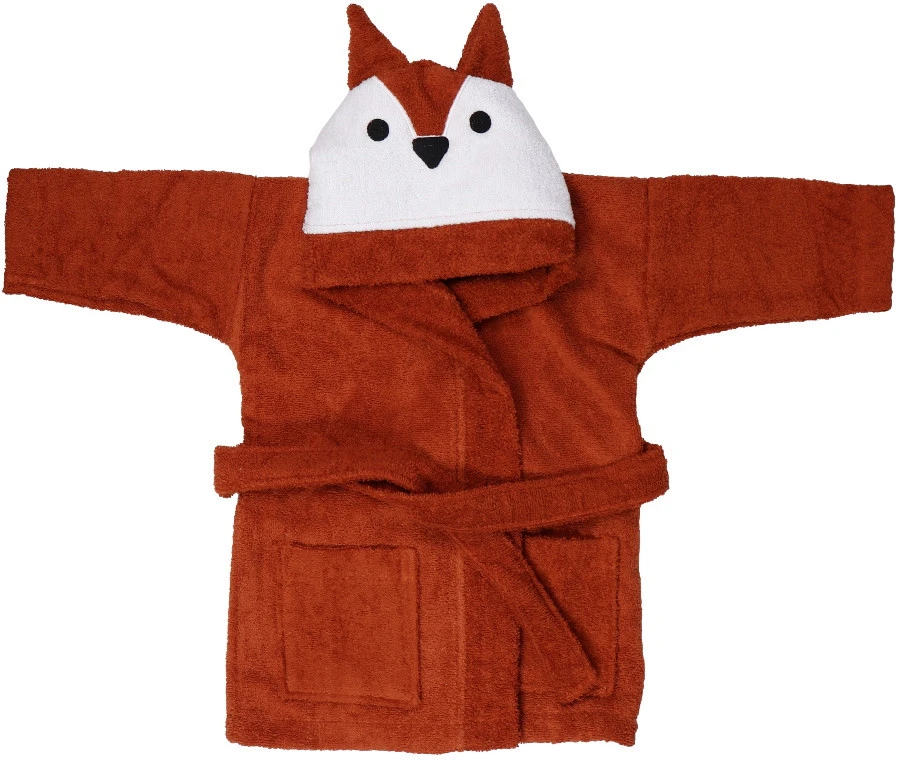 MamaLoes Vos 1-2 Jaar Badjas ML 5332 2 MamaLoes Vos 1-2 Jaar Badjas ML 5332 - Afbeelding 2