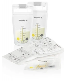 Medela 50 Stuks Moedermelk Bewaarzakjes 008.0410 -Babyproducten Winkel medela moedermelk bewaarzakjes 3