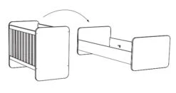 Meegroei Babykamer Naomi: Meegroei Ledikant, Commode En 2-Deurskast 13 Meegroei Babykamer Naomi: Meegroei Ledikant, Commode En 2-Deurskast -Babyproducten Winkel meegroeiledikant naomi naobb20 2