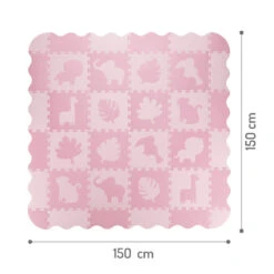 Momi Zawi Pink Schuimrubberen Puzzelmat Met Rand MAED00012 -Babyproducten Winkel momi zawi pink schuimrubberen puzzelmat met rand maed00012 9