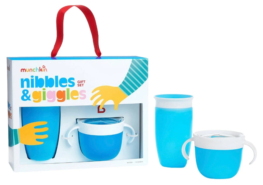 Munchkin Nibbles & Giggles Blue Gift Set 051877 2 Munchkin Nibbles & Giggles Blue Gift Set 051877 - Afbeelding 2