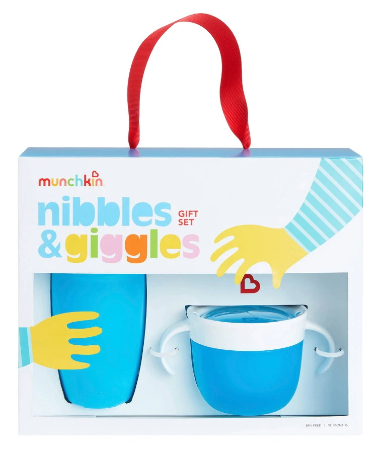 Munchkin Nibbles & Giggles Blue Gift Set 051877 1 Munchkin Nibbles & Giggles Blue Gift Set 051877