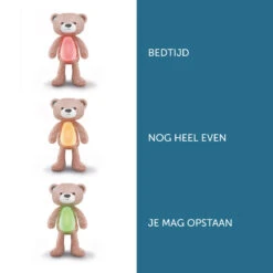 Zazu Brody De Beer Roze Slaaptrainer ZA-BRODY-03 -Babyproducten Winkel nl brody pink 3 phases lr