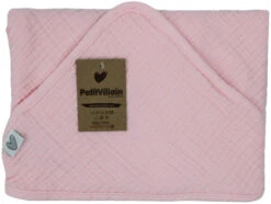 Petit Villain Hydrofiel Lichtroze Badcape