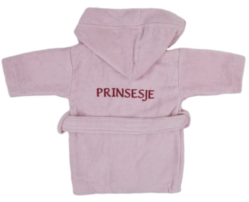 Petit Villain 'Prinsesje' Maat 56 Roze Badjas 2 Petit Villain 'Prinsesje' Maat 56 Roze Badjas - Afbeelding 2