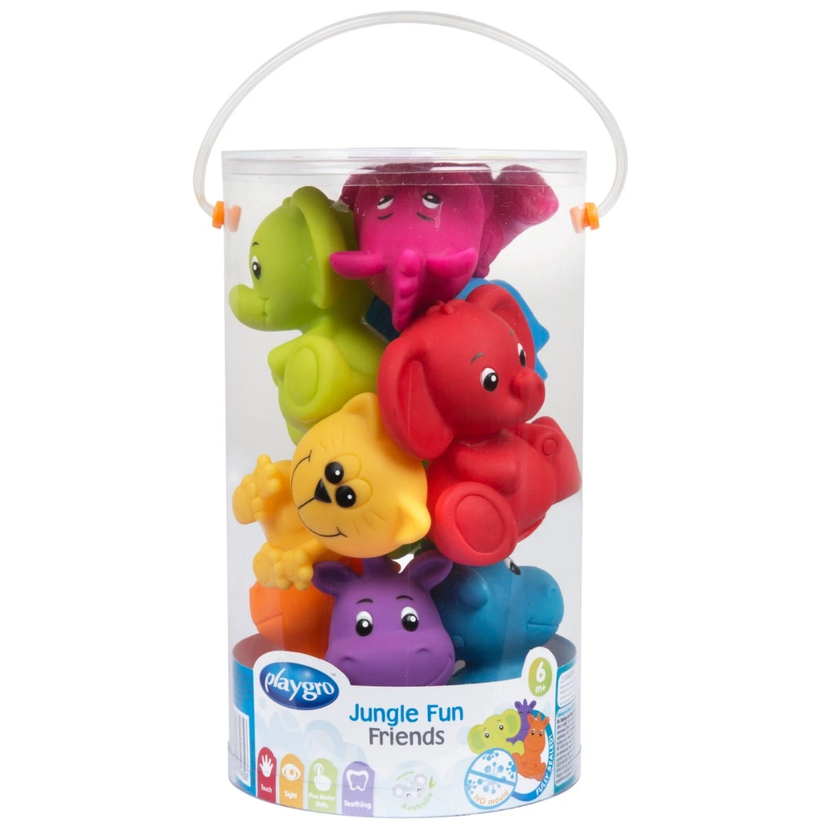 Playgro Jungle Fun Friends Badspeeltjes P0188417 3 Playgro Jungle Fun Friends Badspeeltjes P0188417 - Afbeelding 3