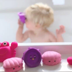 Playgro Sea Friends Pink 7 Stuks Drijvende Badspeeltjes P0188416 -Babyproducten Winkel playgro sea friends pink drijvend badspeeltje p0188416.4