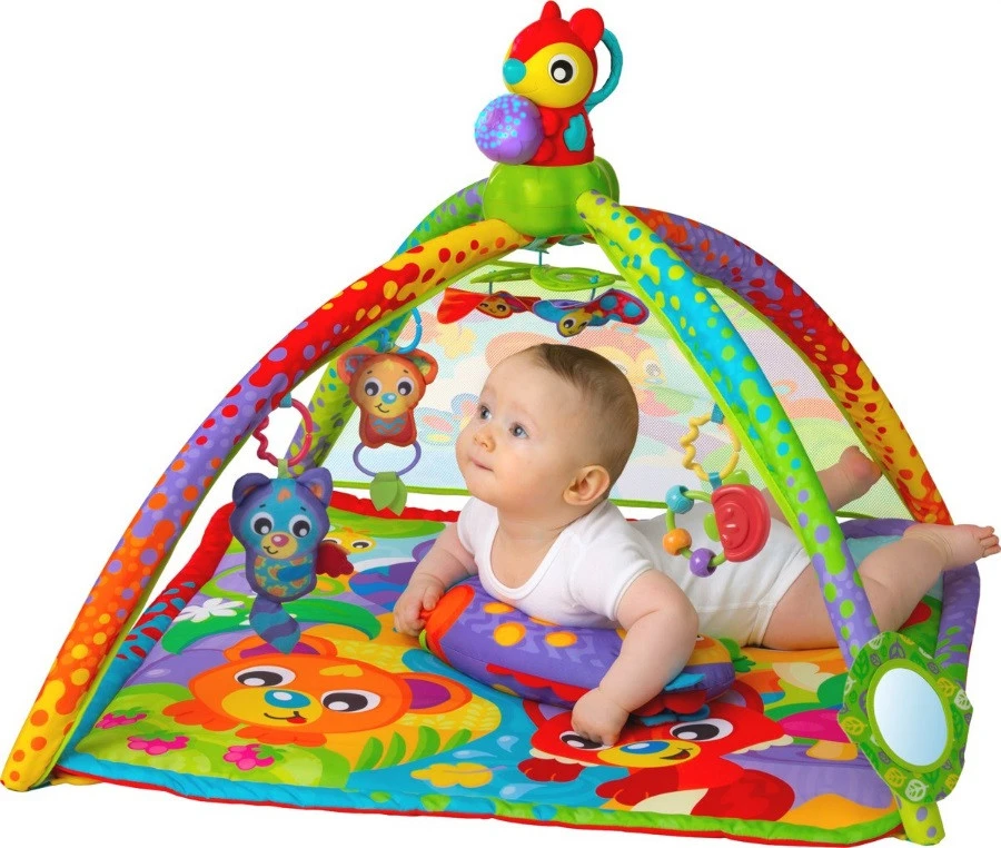 Playgro Woodlands Activity Gym Speelkleed Met Muziek En Projector P0186993 2 Playgro Woodlands Activity Gym Speelkleed Met Muziek En Projector P0186993 - Afbeelding 2