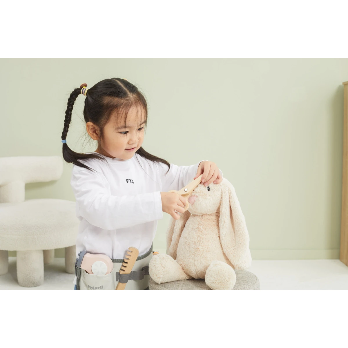 PolarB Houten Kappersset 44201 5 PolarB Houten Kappersset 44201 - Afbeelding 5