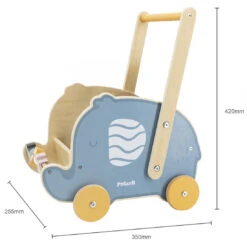 PolarB Olifant Houten Poppenwagentje 44031 -Babyproducten Winkel polarb olifant houten poppenwagentje 44031 4
