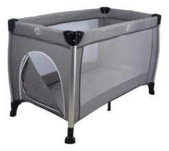Ding Estilo Melee Grey Ledikant En Reisbedje -Babyproducten Winkel reisbedje mamaloes grijs