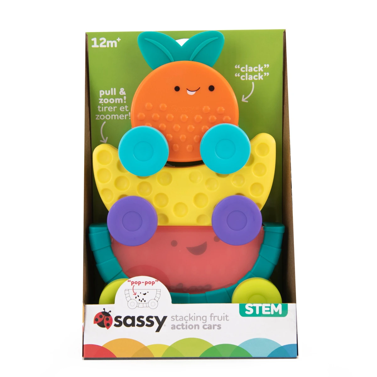 Sassy Stackin' Fruit Cars Stapeltoren S80811 5 Sassy Stackin' Fruit Cars Stapeltoren S80811 - Afbeelding 5