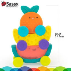 Sassy Stackin' Fruit Cars Stapeltoren S80811 8 Sassy Stackin' Fruit Cars Stapeltoren S80811 -Babyproducten Winkel sassy stackin fruit cars stapeltoren 3