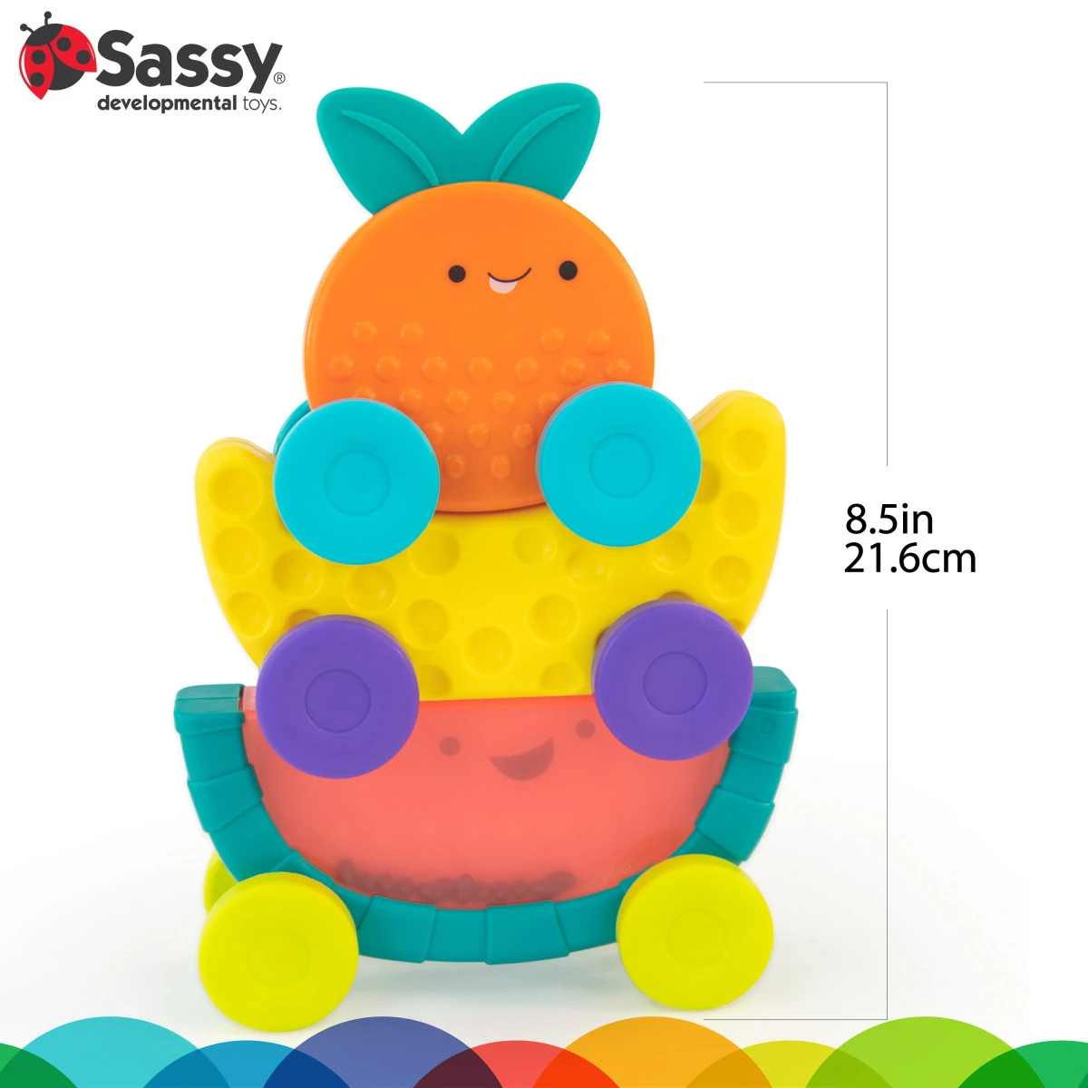 Sassy Stackin' Fruit Cars Stapeltoren S80811 4 Sassy Stackin' Fruit Cars Stapeltoren S80811 - Afbeelding 4