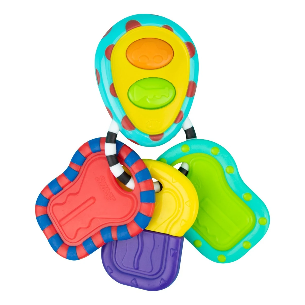 Sassy Tactile Tunes Sleutelbos Bijtspeeltje S80158 1 Sassy Tactile Tunes Sleutelbos Bijtspeeltje S80158