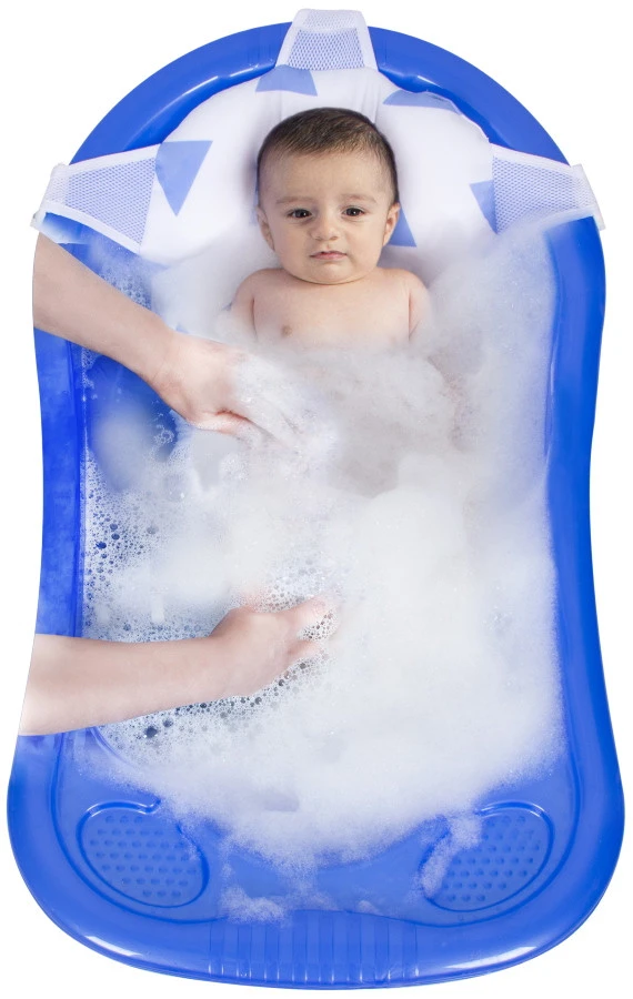 Sevibaby Blauw Ergonomisch Badhangmatje 572-1 4 Sevibaby Blauw Ergonomisch Badhangmatje 572-1 - Afbeelding 4