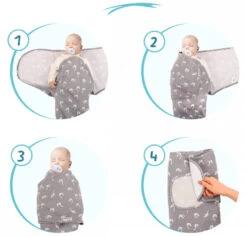 Sevibaby Swan Jersey Inbakerdoek 118-70 -Babyproducten Winkel sevibaby swan jersey inbakerdoek 118 70 6