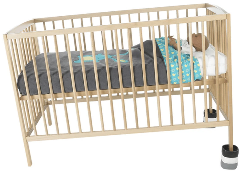 Spacebabies Bed Blocks Grey/wit/zwart SB009 2 Spacebabies Bed Blocks Grey/wit/zwart SB009 - Afbeelding 2