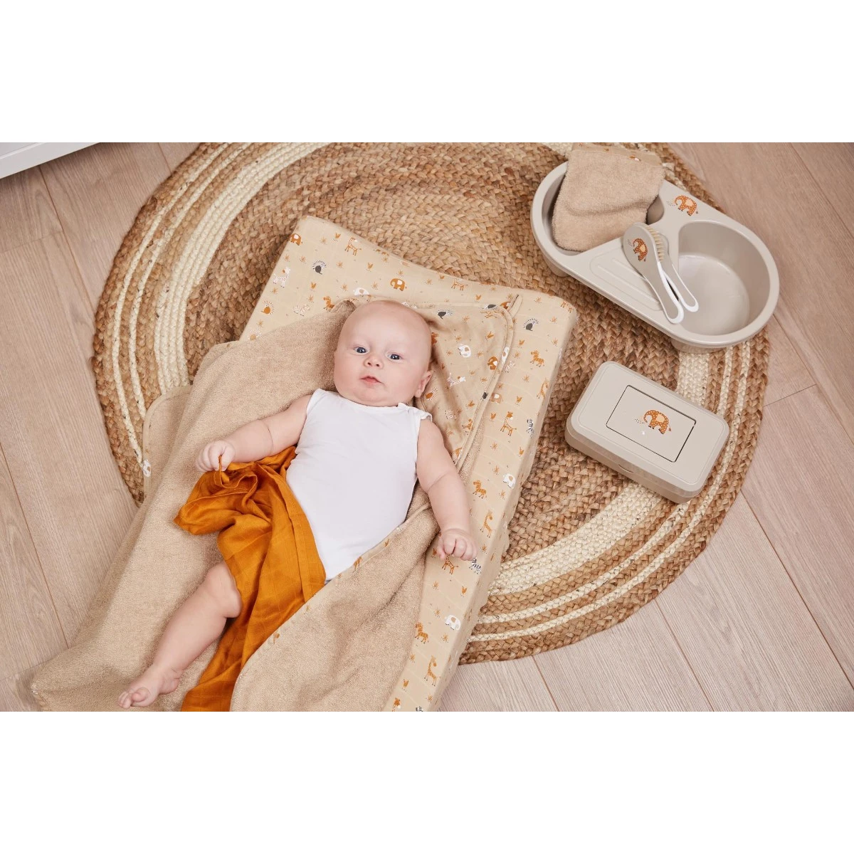 Bébé-jou Bebe-Jou Steppe 72 X 44 Cm Aankleedkussenhoes 301420 1 Bébé-jou Bebe-Jou Steppe 72 X 44 Cm Aankleedkussenhoes 301420