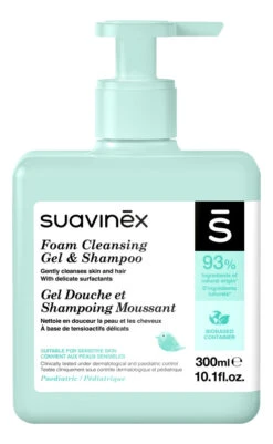Suavinex 300ml Baby Bad Set SXSSET901723 -Babyproducten Winkel suavinex baby 300ml foam gel en shampoo sxzcos078603 .1
