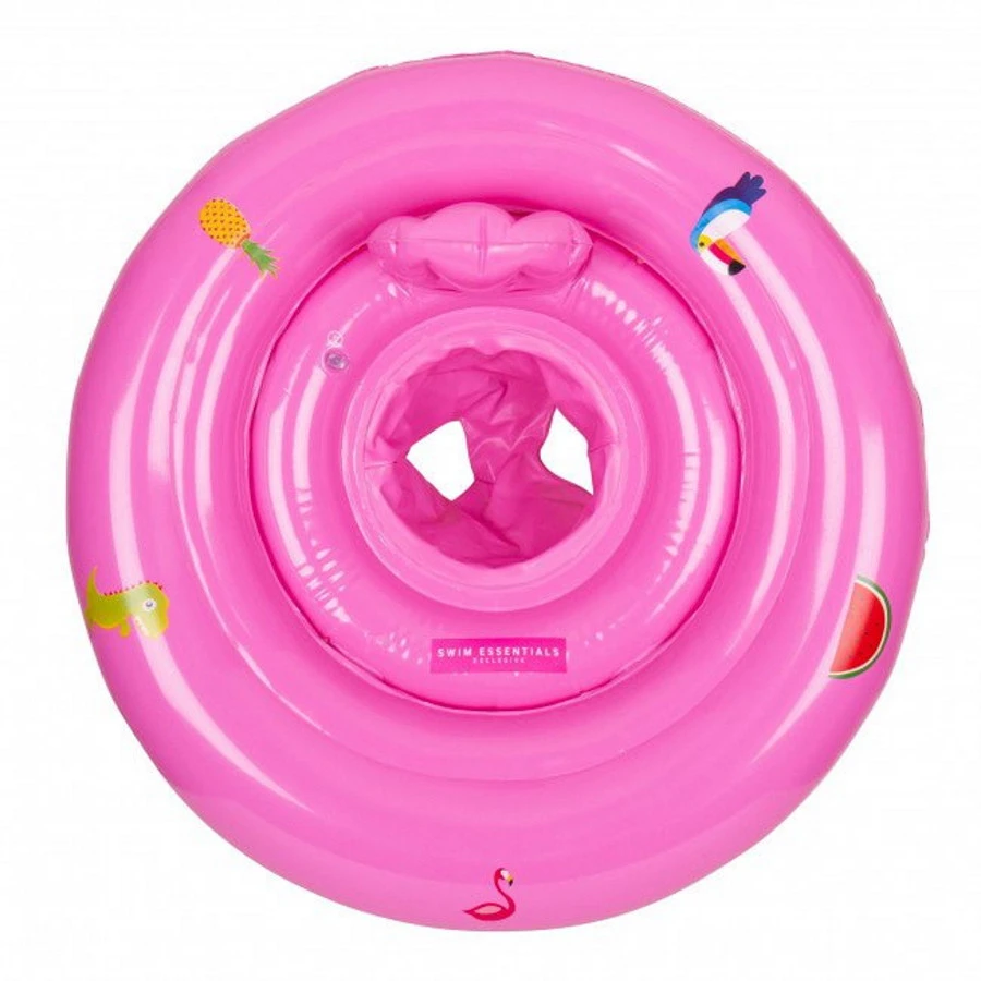 Swim Essentials Baby Float Roze 0-1 Jaar Zwemring 2 Swim Essentials Baby Float Roze 0-1 Jaar Zwemring - Afbeelding 2