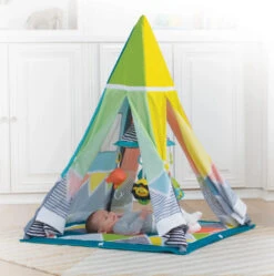 Infantino Large Teepee Gym Speelkleed BK-216143 14 Infantino Large Teepee Gym Speelkleed BK-216143 -Babyproducten Winkel teepee sfeer 2
