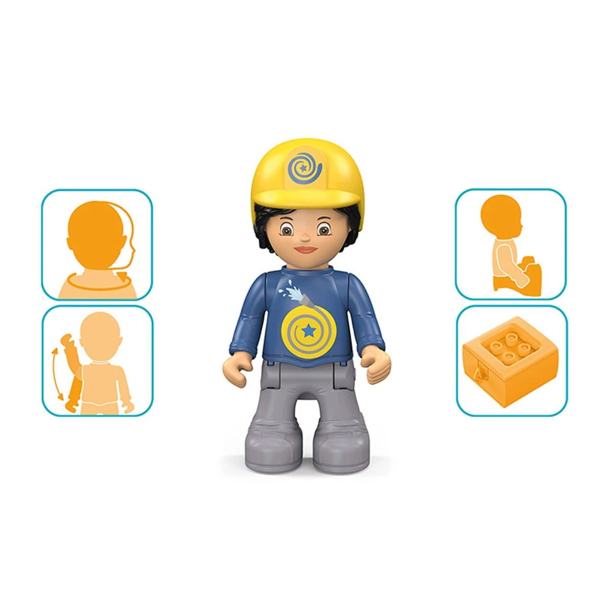 Toddys Harry Helpy Educatieve Modulaire Speelgoedauto Met Pop TO-0124 5 Toddys Harry Helpy Educatieve Modulaire Speelgoedauto Met Pop TO-0124 - Afbeelding 5