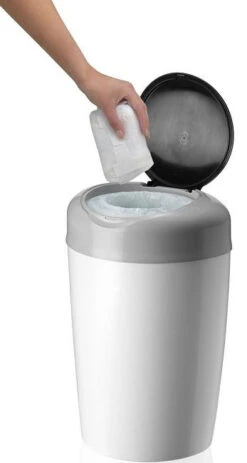 Tommee Tippee Simplee Sangenic Tub Wit/Grijs Luieremmer 87003103 (eco) 13 Tommee Tippee Simplee Sangenic Tub Wit/Grijs Luieremmer 87003103 (eco) -Babyproducten Winkel tommee tippee simplee sangenic wit grijs luieremmer 4 4