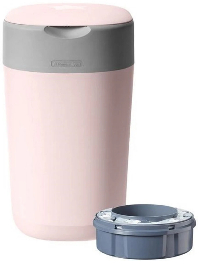 Tommee Tippee Twist & Click Gentle Pink Luieremmer 85100202 (eco) 1 Tommee Tippee Twist & Click Gentle Pink Luieremmer 85100202 (eco)