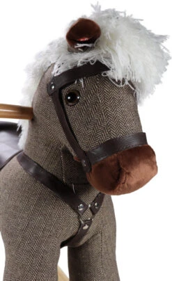 Tryco Milo Bruin Hobbelpaard 36m+ TR-120111 -Babyproducten Winkel tr 120111 tryco rocking horse big brown 04 1