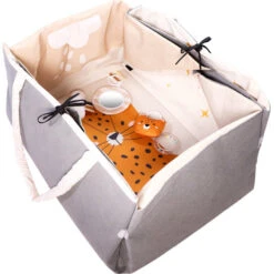 Tryco Leopard Lenny 2-in-1 XL Speelkleed En Opbergtas TR-140210 -Babyproducten Winkel tr 140210 tryco leopard lenny playmat bag in 1 09