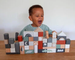 Tryco 50 Stuks Houten Blokken TR-353001 20 Tryco 50 Stuks Houten Blokken TR-353001 -Babyproducten Winkel tr 353001 tryco wooden 50pcs blocks 06