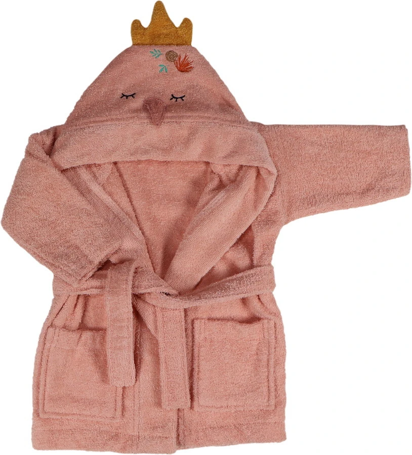 Blush & Blossom Swan Ivy 0-1jr Badstof Badjas TR-BB4216 1 Blush & Blossom Swan Ivy 0-1jr Badstof Badjas TR-BB4216