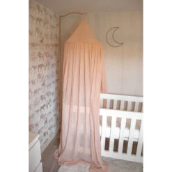 Tryco Goud Ovaal Sluierstandaard Met Voet TR-432104 -Babyproducten Winkel tryco klamboe goud 03