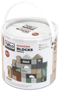 Tryco 50 Stuks Houten Blokken TR-353001 18 Tryco 50 Stuks Houten Blokken TR-353001 -Babyproducten Winkel tryco 50 stuks houten blokken tr 353001 3