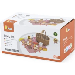 Viga Houten Picknick Set 44676 -Babyproducten Winkel viga houten picknick set 44676 4