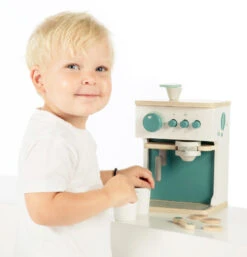Label Label Groen Houten Espresso Machine LLWT-24869 -Babyproducten Winkel vlabel label groen houten espresso machine llwt 24869 2
