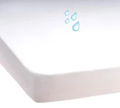 Briljant Molton Waterdicht 70x140 Juniorbed Hoeslaken/Matrasbeschermer -Babyproducten Winkel waterdichte molton hoeslaken pu matrasbeschermer briljant 1