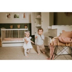 MamaLoes Ledikant Karolina Wit/Naturel 60 X 120 Cm -Babyproducten Winkel wieg karolina 1