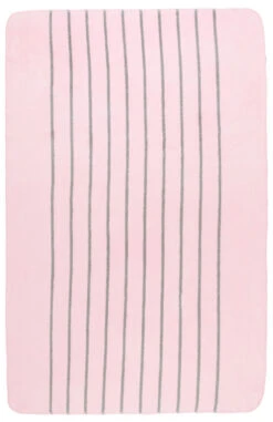 Zaffiro Grijs & Roze Gestreept 100 X 150 Cm Ledikantdeken 15403 -Babyproducten Winkel zaffiro roze grijs gestreept 100 x 150 cm ledikantdeken 4