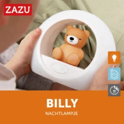 Zazu Billy Beer Bruin Nachtlampje ZA-BILLY-02 -Babyproducten Winkel zazu billy beer bruin nachtlampje za billy 02 3