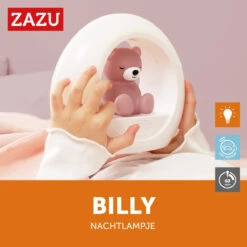 Zazu Billy Beer Paars Nachtlampje ZA-BILLY-03 10 Zazu Billy Beer Paars Nachtlampje ZA-BILLY-03 -Babyproducten Winkel zazu billy beer paars nachtlampje za billy 03 5
