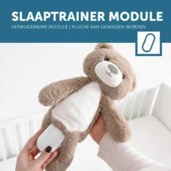 Zazu Brody De Beer Taupe Slaaptrainer ZA-BRODY-01 -Babyproducten Winkel zazu brody de beer taupe slaaptrainer sfeer 2