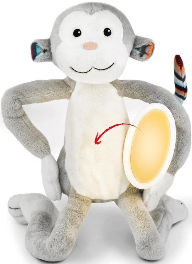 Zazu Max De Aap Muzikaal Nachtlampje ZA-MAX-01 2 Zazu Max De Aap Muzikaal Nachtlampje ZA-MAX-01 - Afbeelding 2